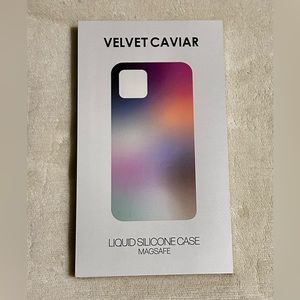 New Velvet Caviar Liquid Silicone IPhone 14 Pro Max phone case Dark Hot Pink.